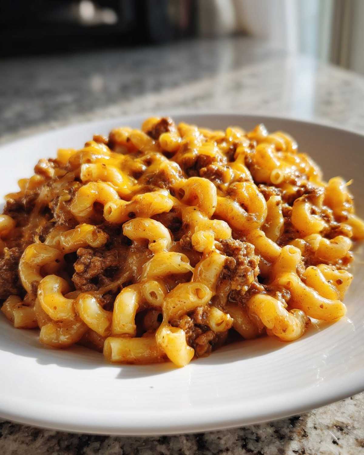 One Pot Beef Taco Pasta - detail 2