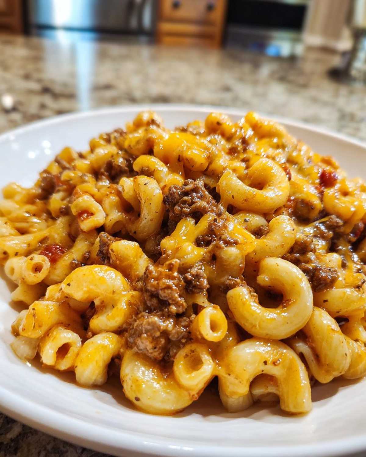 One Pot Beef Taco Pasta - detail 3