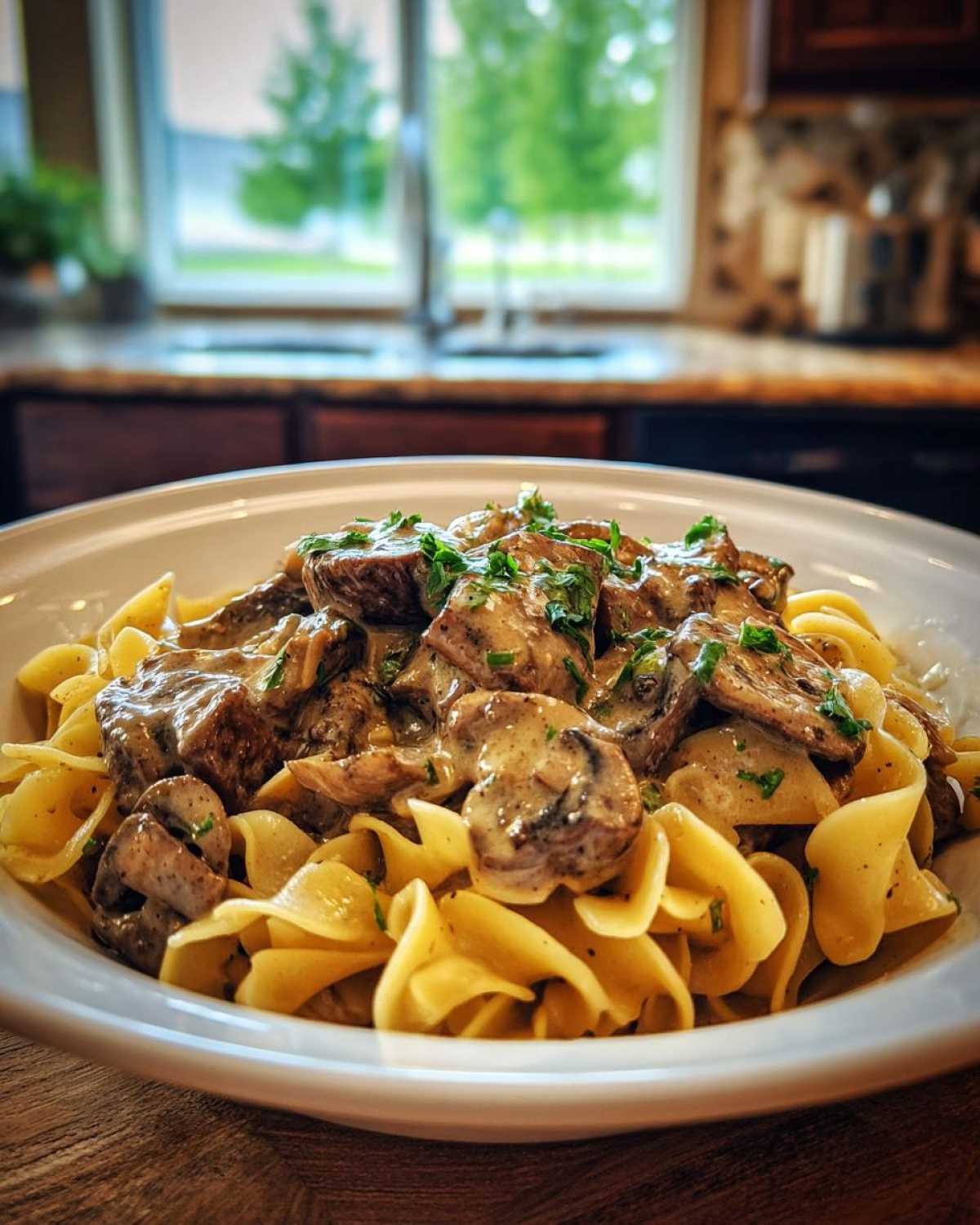 One Pot Creamy Beef Stroganoff - detail 4