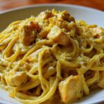 One Pot Creamy Lemon Chicken Pasta
