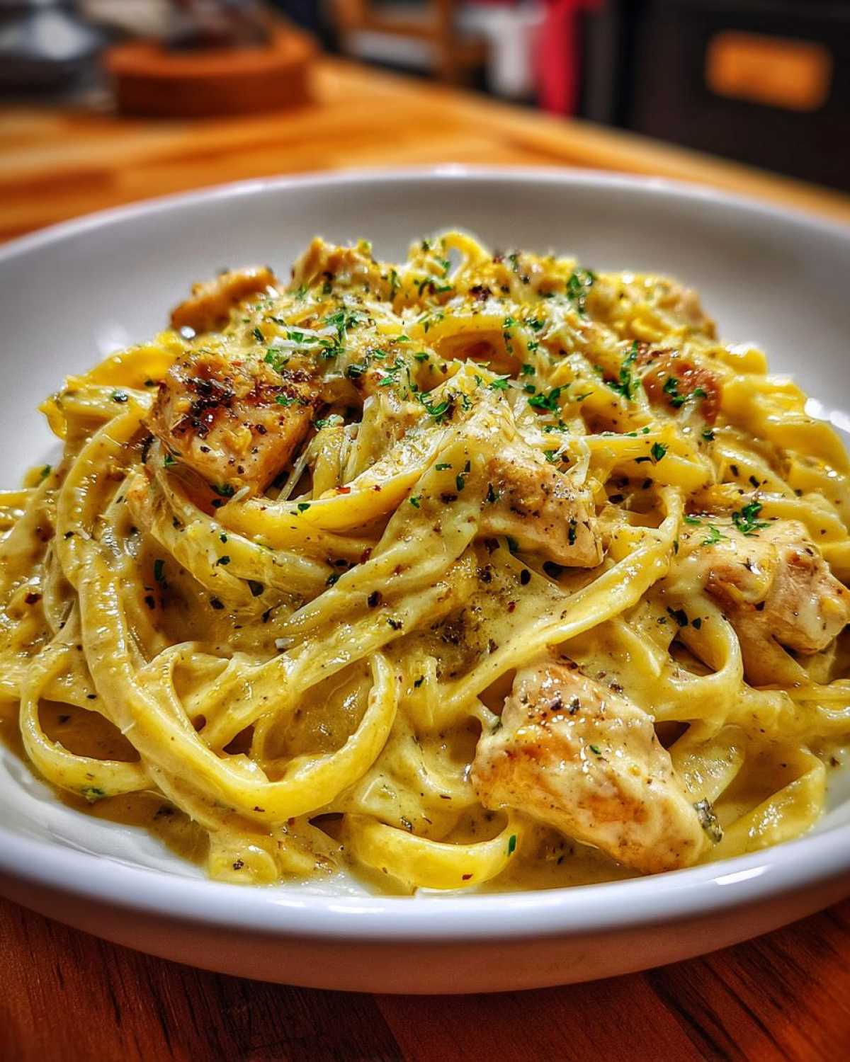 One Pot Creamy Lemon Chicken Pasta - detail 2