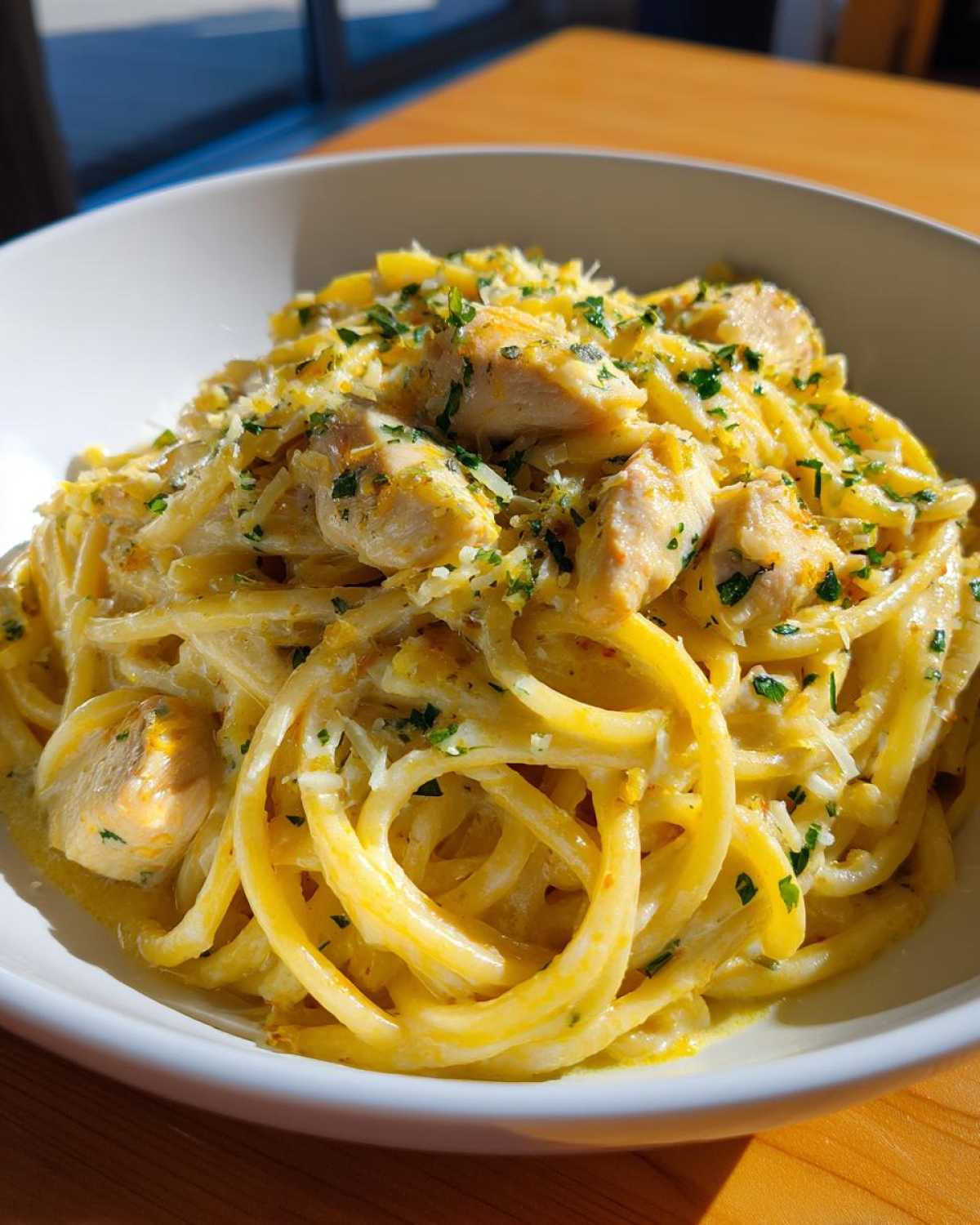 One Pot Creamy Lemon Chicken Pasta - detail 4