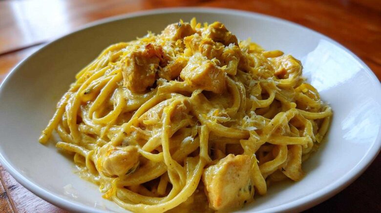 One Pot Creamy Lemon Chicken Pasta