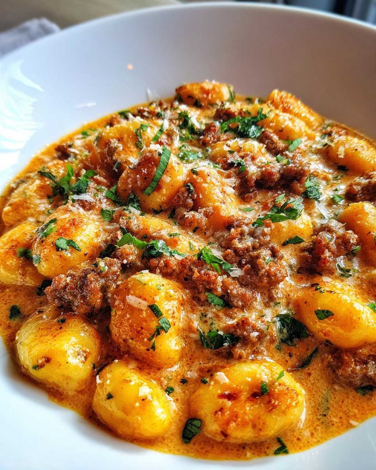 One Pot Creamy Sausage Gnocchi - detail 1