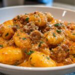 One Pot Creamy Sausage Gnocchi