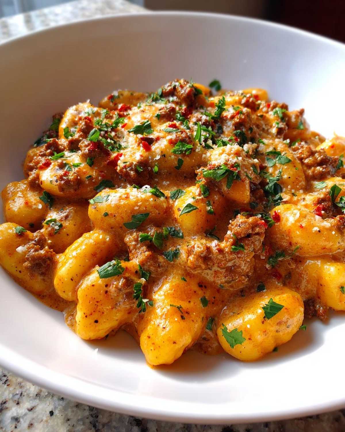 One Pot Creamy Sausage Gnocchi - detail 2