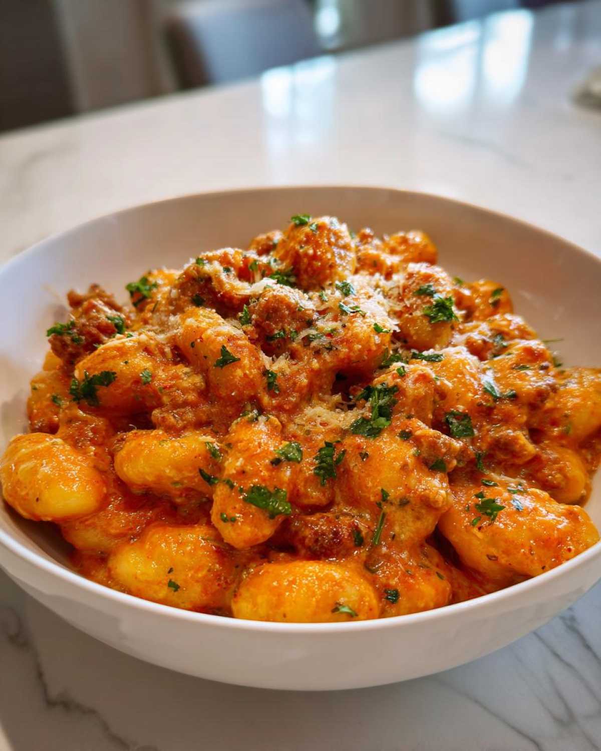 One Pot Creamy Sausage Gnocchi - detail 4