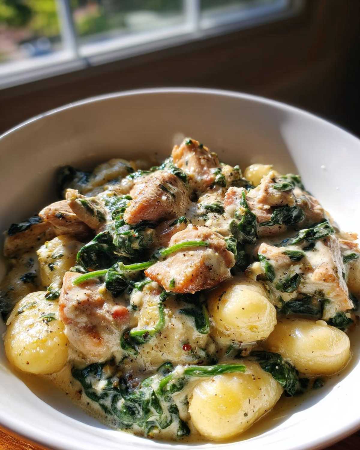 One Pot Creamy Spinach Chicken Gnocchi - detail 3