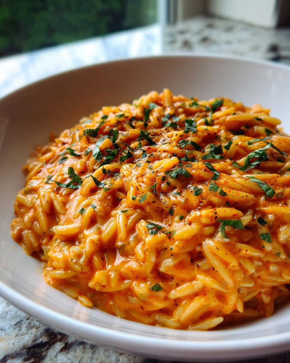 One Pot Creamy Tomato Orzo - detail 2