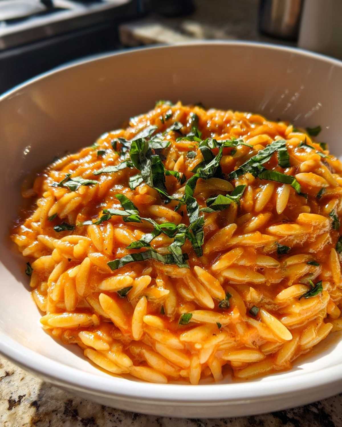 One Pot Creamy Tomato Orzo - detail 3