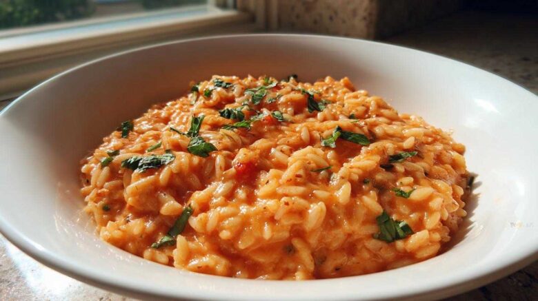 One Pot Creamy Tomato Orzo