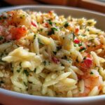 One Pot Lemon Shrimp Orzo