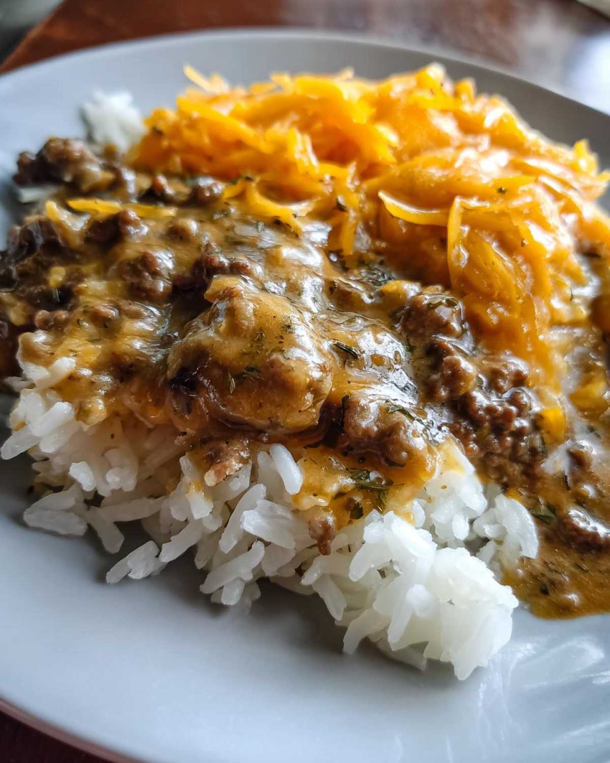 One Skillet Creamy Beef Rice - detail 2