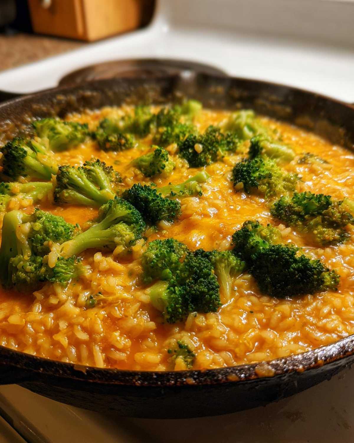 One Skillet Creamy Broccoli Cheddar Rice - detail 4