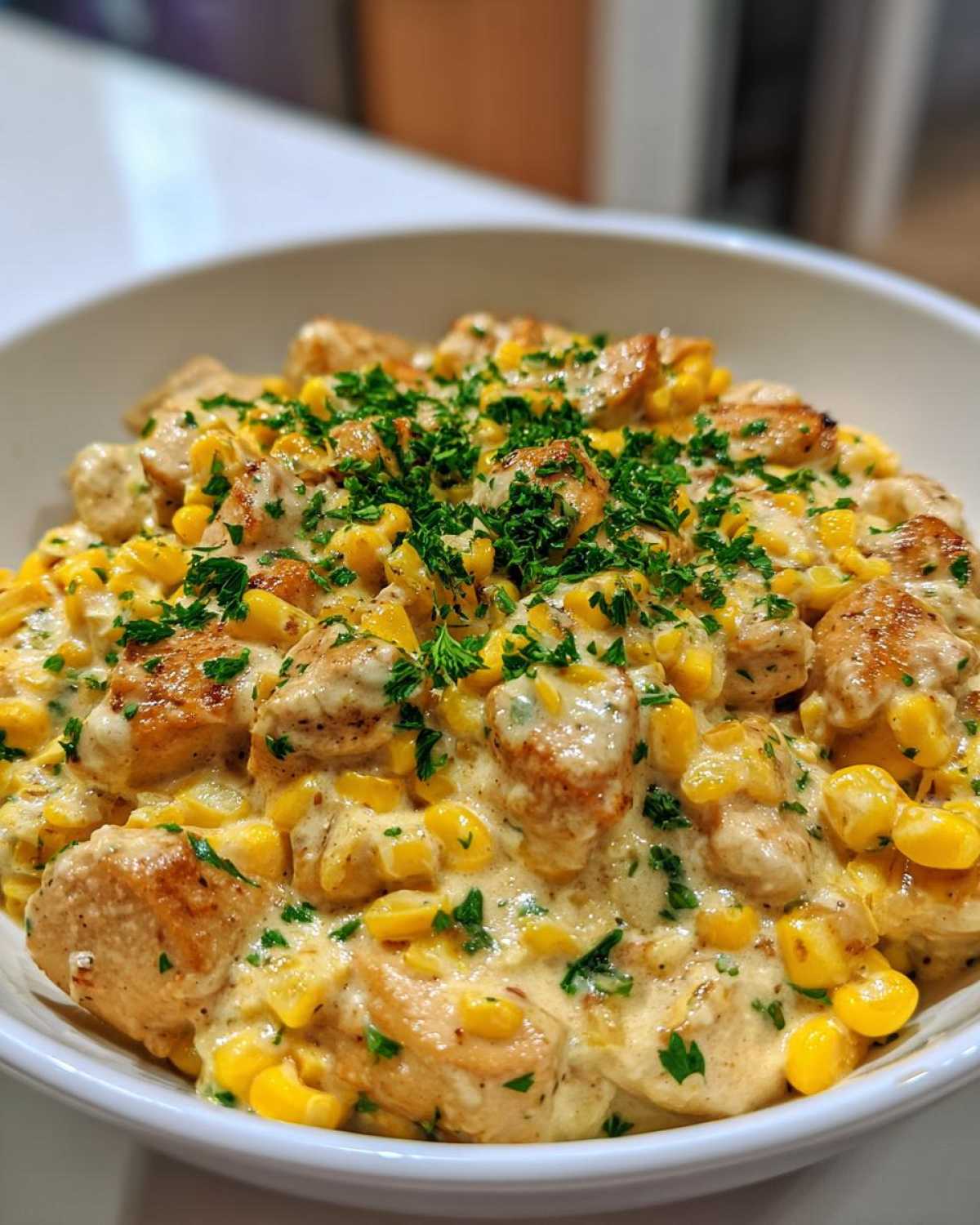One Skillet Creamy Corn Chicken - detail 1