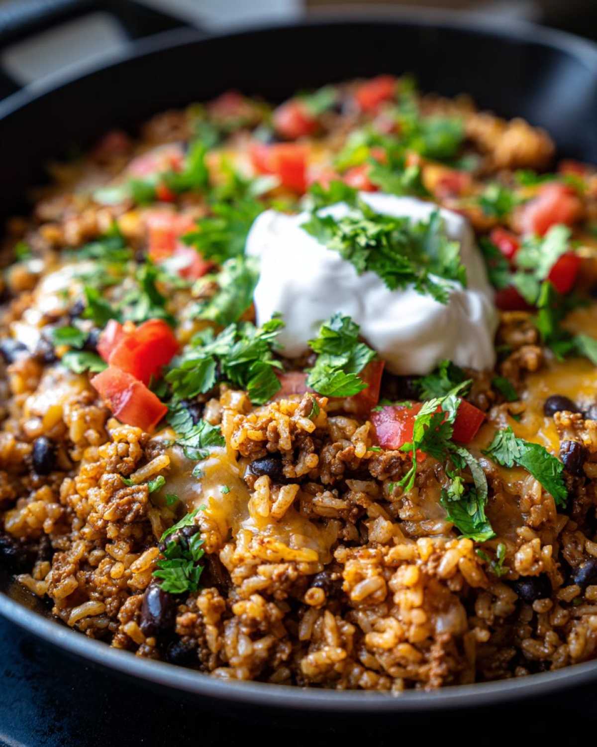 One Skillet Creamy Taco Rice - detail 1