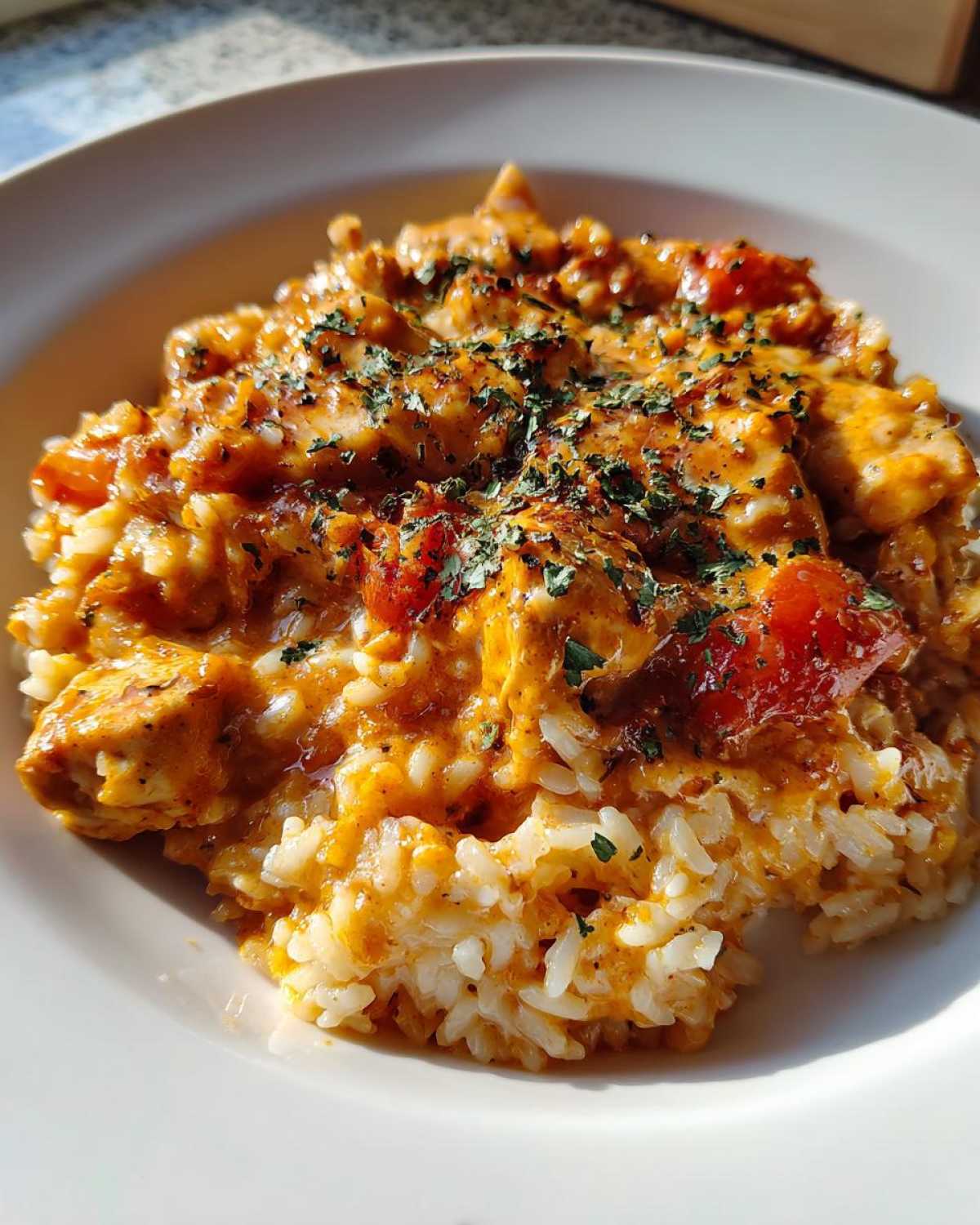 One Skillet Creamy Tomato Chicken Rice - detail 3
