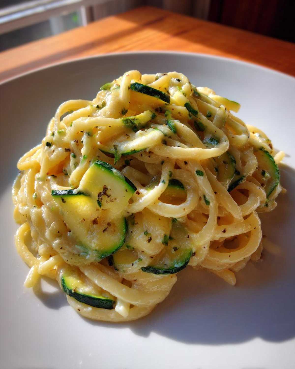 One Skillet Creamy Zucchini Pasta - detail 4