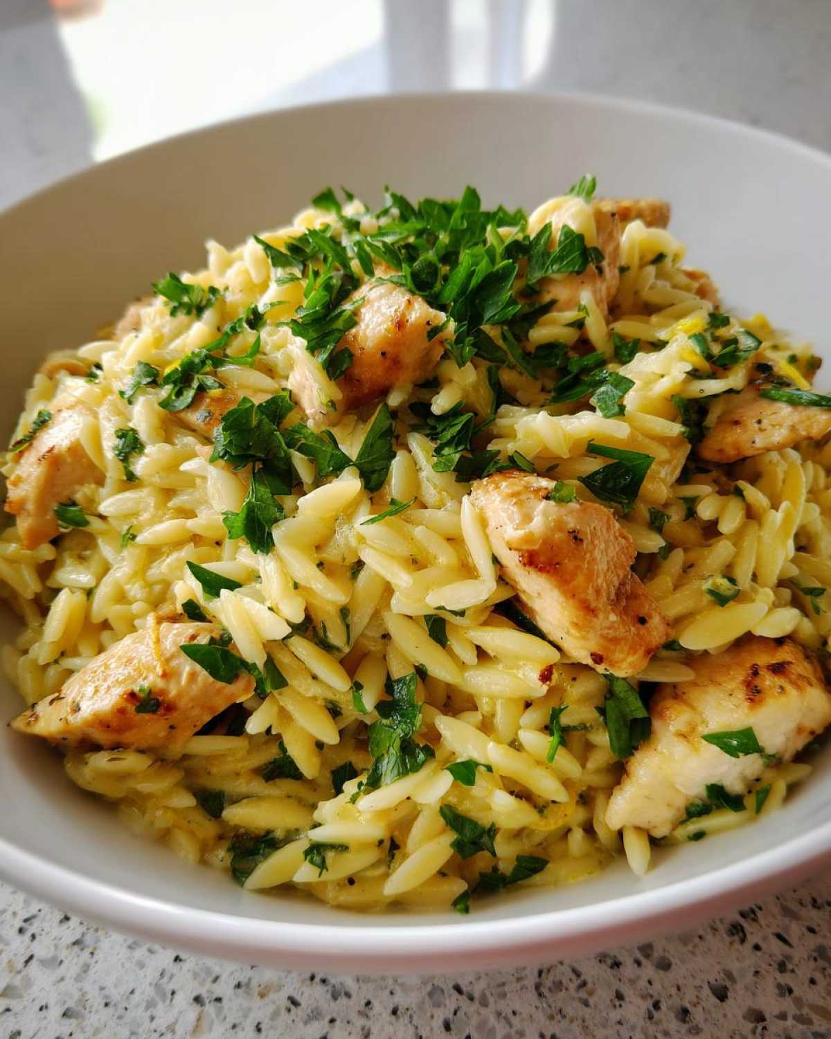 One Skillet Lemon Chicken Orzo - detail 1