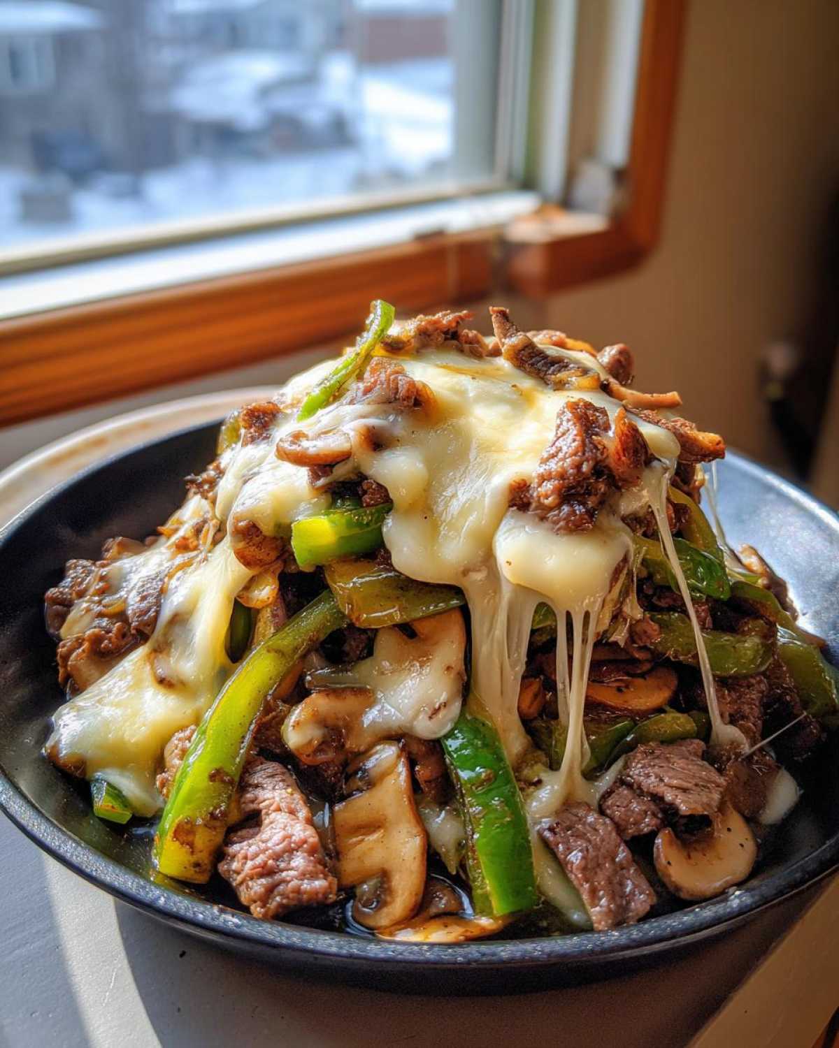 One Skillet Philly Cheesesteak - detail 1