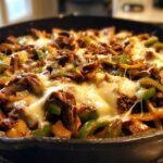 One Skillet Philly Cheesesteak