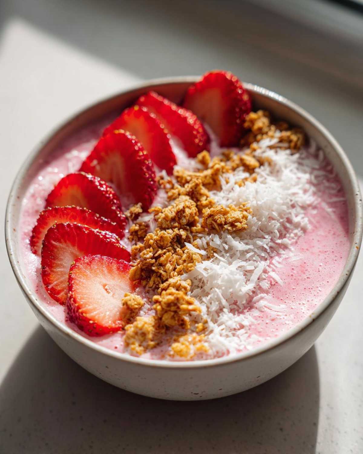 Protein Strawberry Smoothie Bowl - detail 1