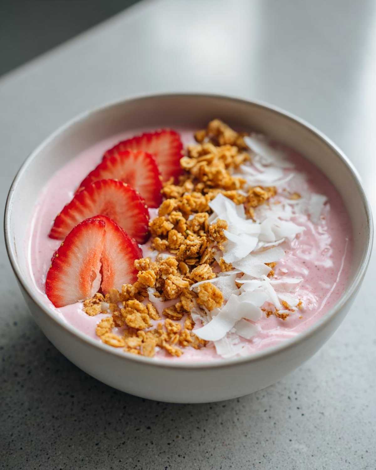 Protein Strawberry Smoothie Bowl - detail 3