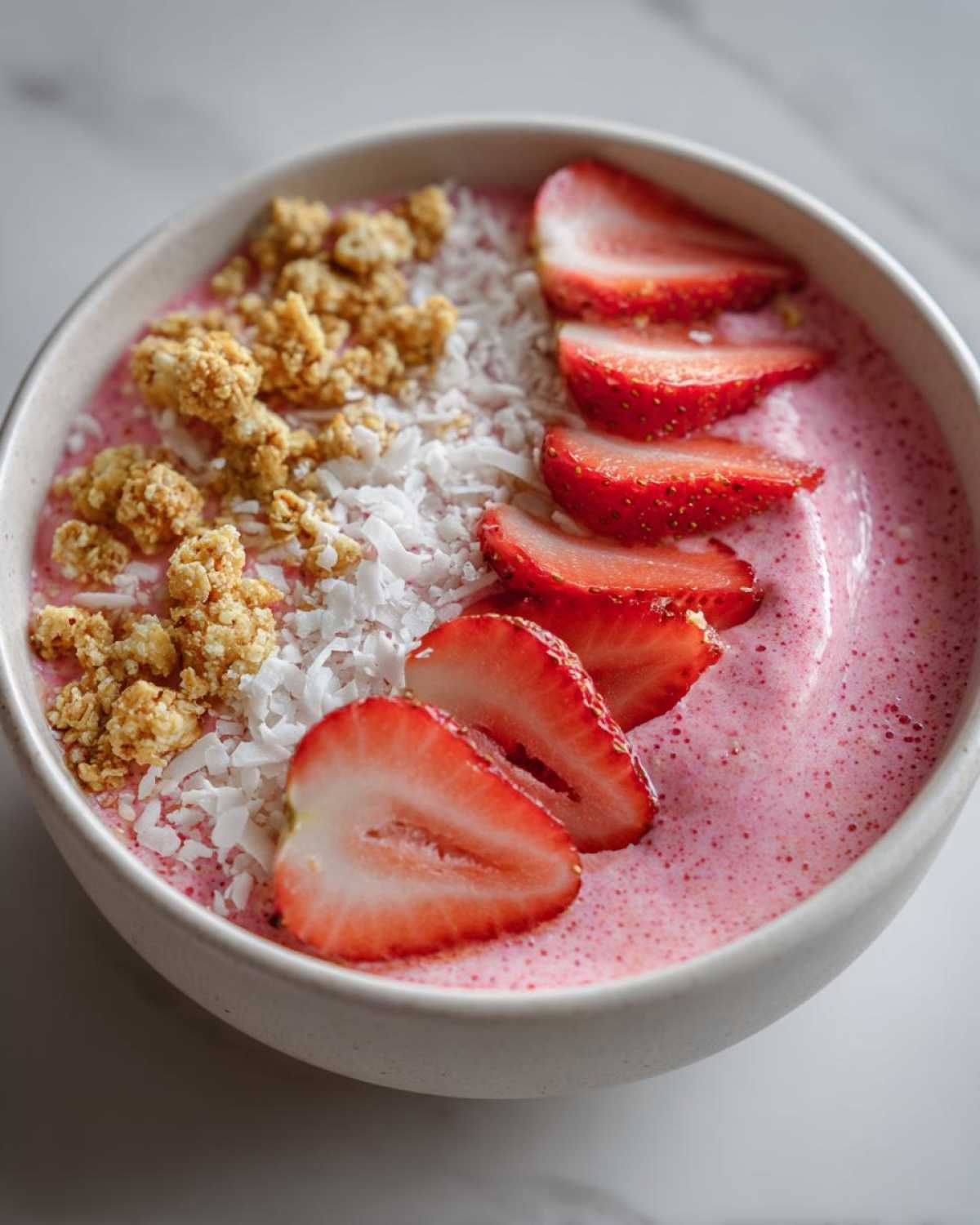 Protein Strawberry Smoothie Bowl - detail 4