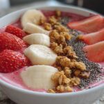 Strawberry Banana Smoothie Bowl