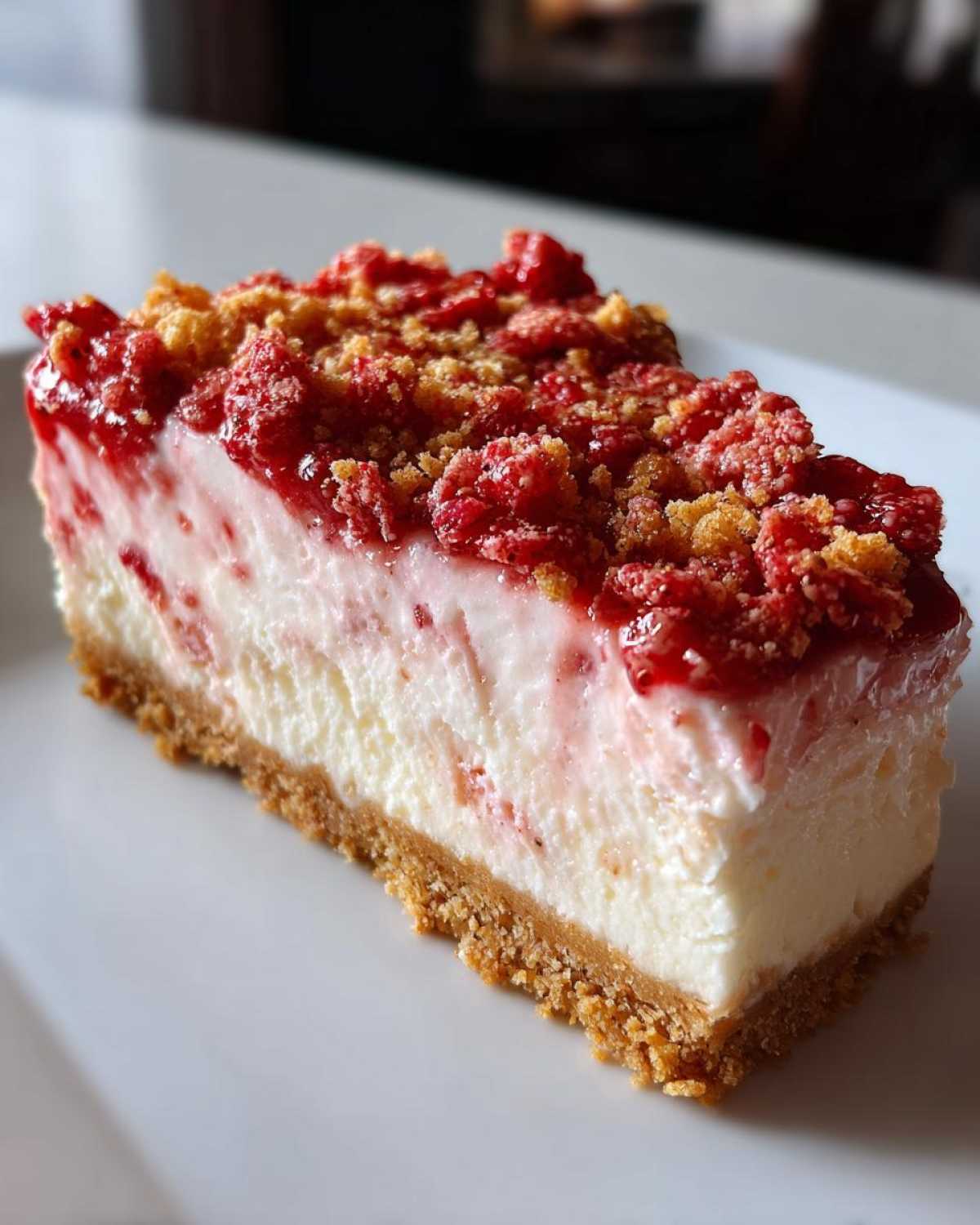 Strawberry Crunch Cheesecake - detail 4