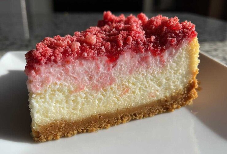 Strawberry Crunch Cheesecake
