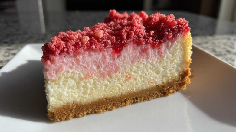 Strawberry Crunch Cheesecake