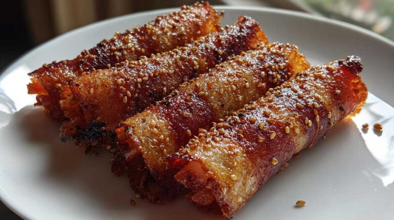 Viral Crispy Rice Paper Bacon