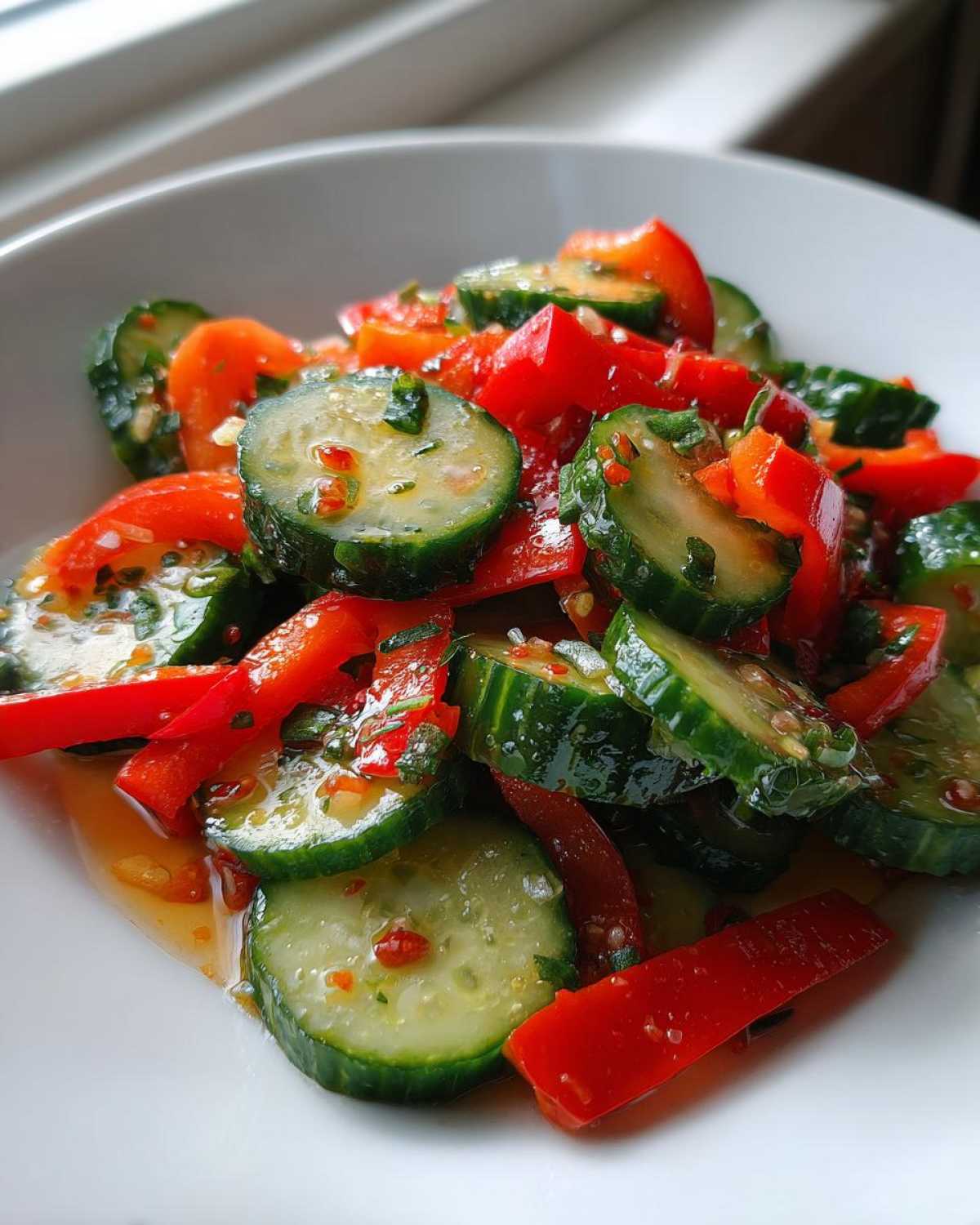 Viral Cucumber Sweet Pepper Salad - detail 2