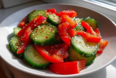 Viral Cucumber Sweet Pepper Salad