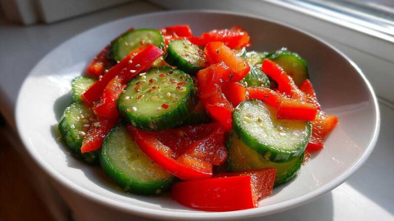 Viral Cucumber Sweet Pepper Salad