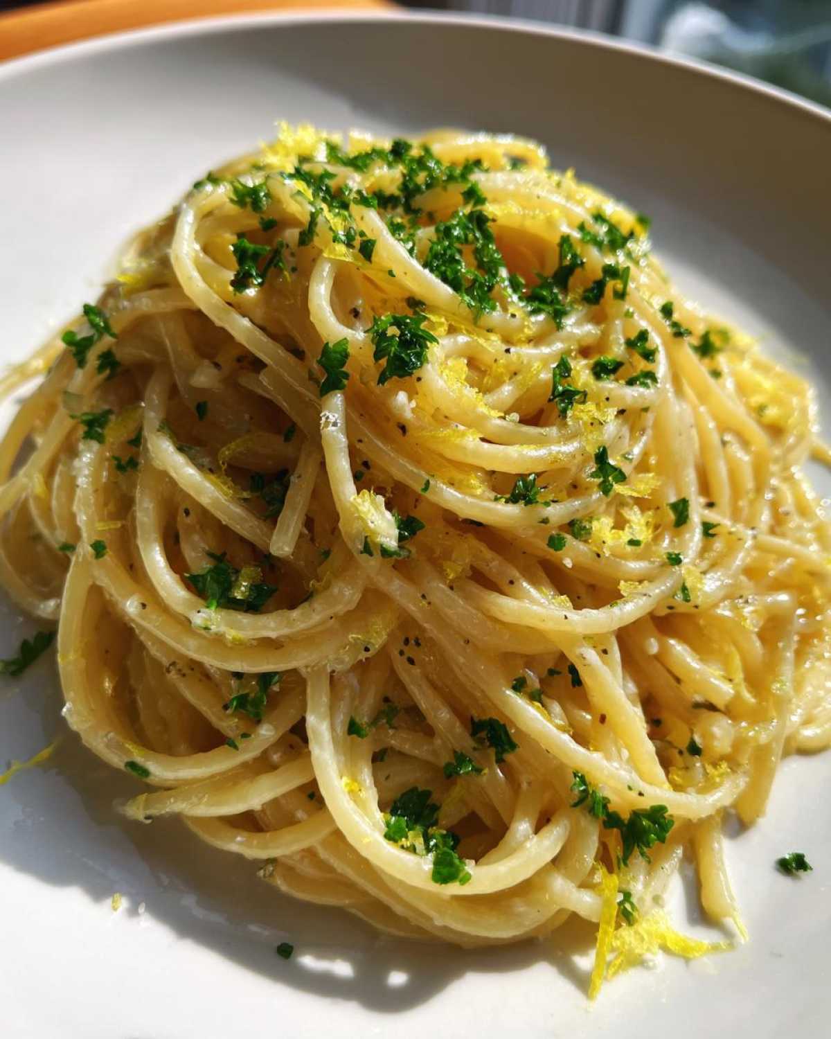 Viral Lemon Parmesan Pasta - detail 2