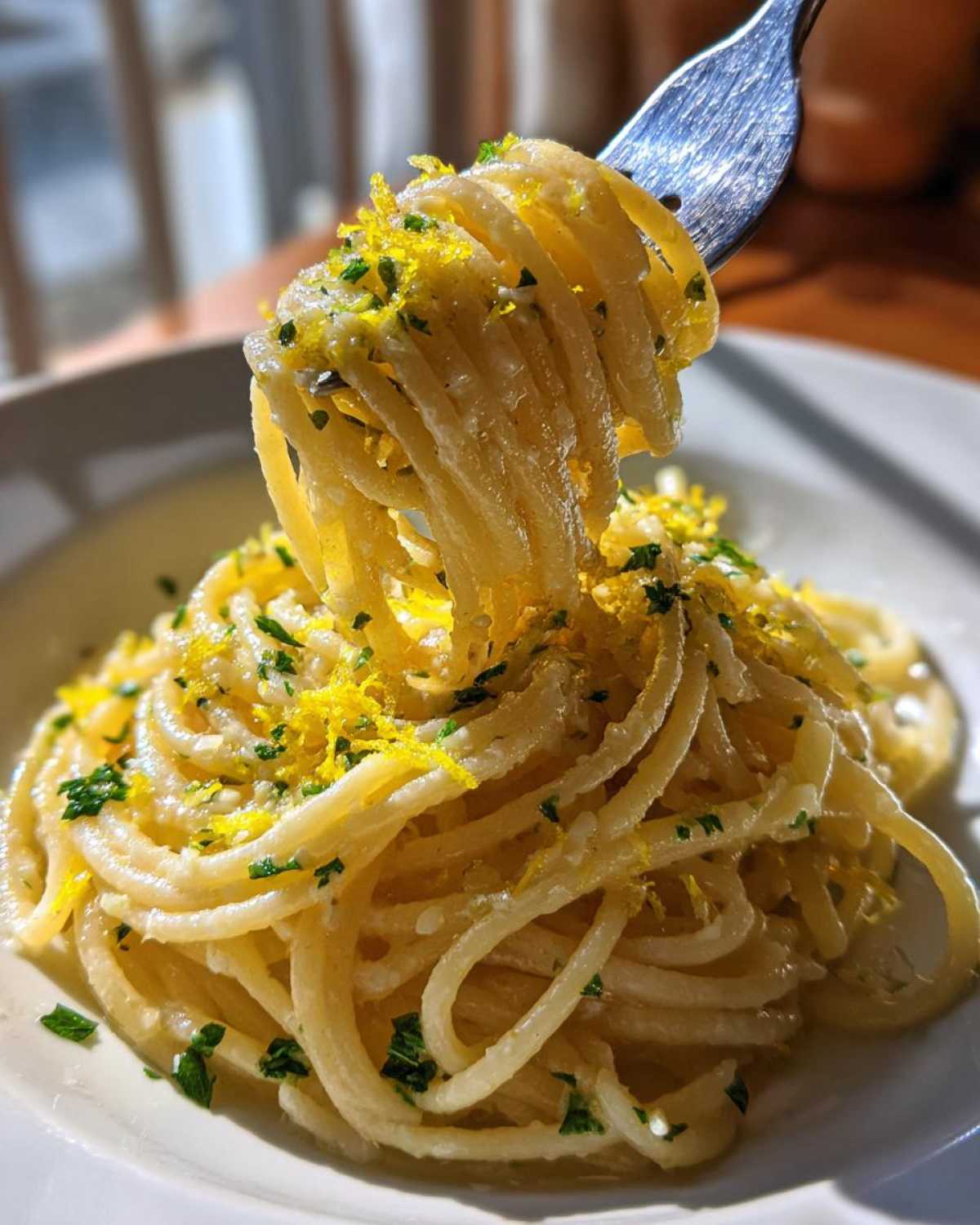 Viral Lemon Parmesan Pasta - detail 3