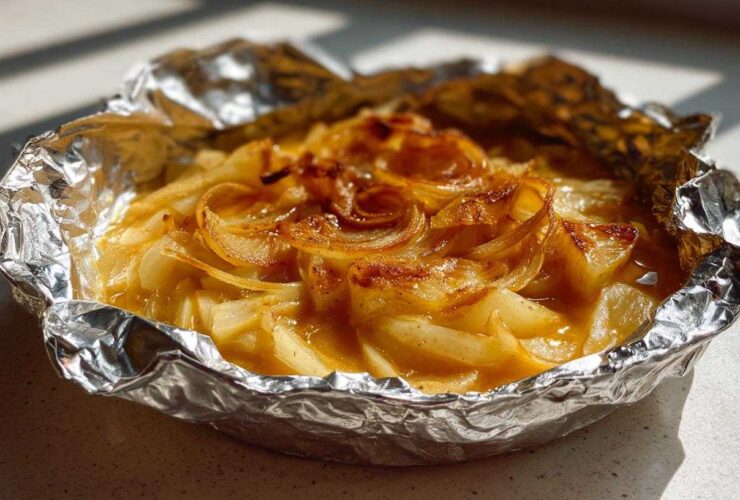 Viral Onion Boil Foil Packets