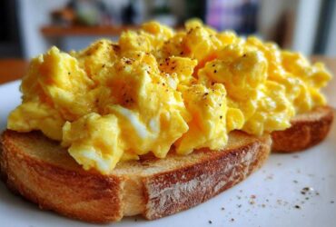 Viral Scrambled Egg Toast